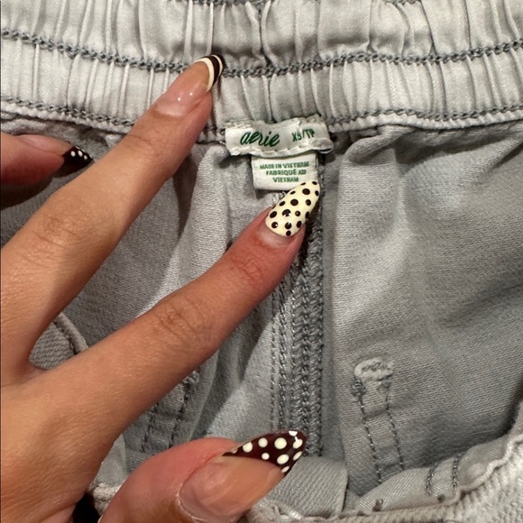 BOGO: Aerie Blue and Gray Jean Shorts - Picture 4 of 7